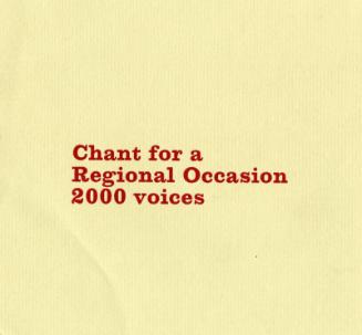 Chant for a Regional Occasion 2000 voices