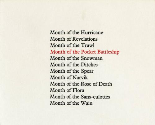 Month of the Pocket Battleship