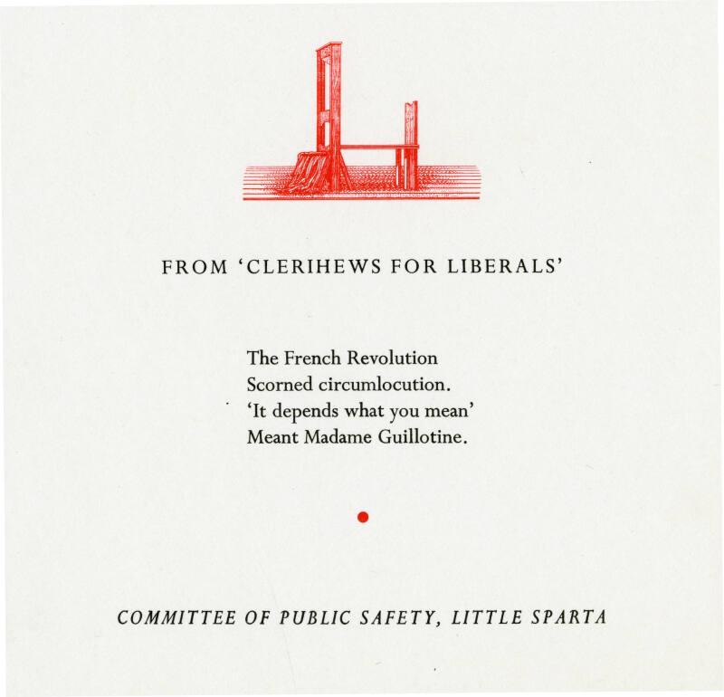 From 'Clerihews for Liberals'