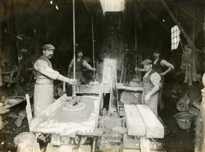 Photograph of the Polishing Shed at Excelsior Granite Works