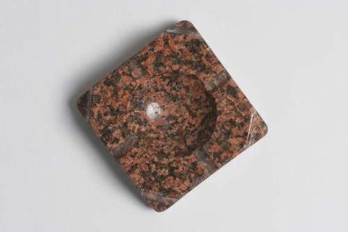 Red Granite Ashtray