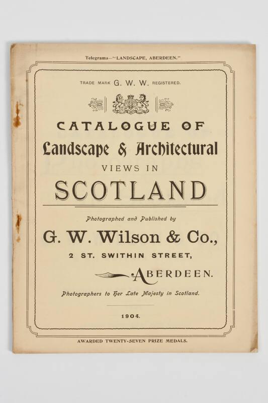 Catalogue of Landscape and Architectural Views in Scotland