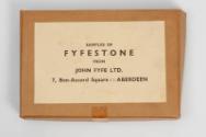 Samples of Fyfestone with Sandstone Finish