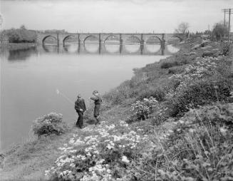 Boys Fishing at the Bridge of Dee
