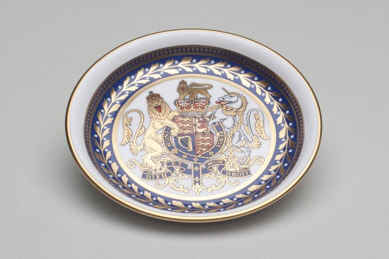 Porcelain Golden Jubilee Coaster