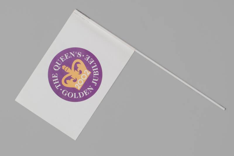 Golden Jubliee Paper Flag