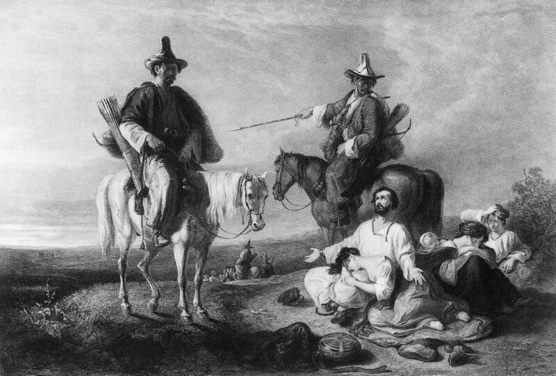 A Tartar Horseman - Study for Polish Exiles on their way to Siberia