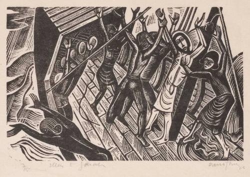 Illustration To Jonah-Jonah Shipwrecked