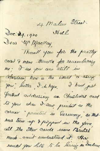 Elsie S Saunders to Robert Stuart Stephen Mackay