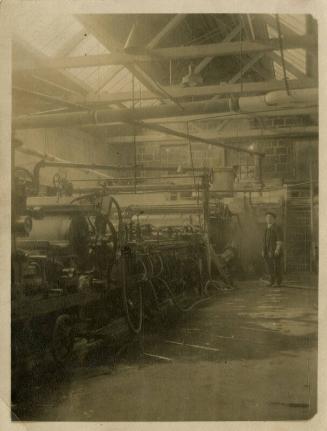 Photograph of Machinery at Donside Paper Mill