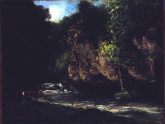 The Stream by Gustave Courbet