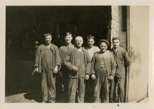 Photograph of Workers at Donside Paper Mill