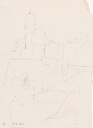 Nemi - One of 91 Sketches of France, Italy & Greece