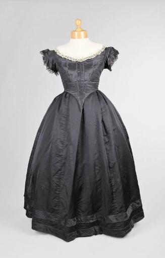 Black Crinoline Ordinary  Mourning Skirt
