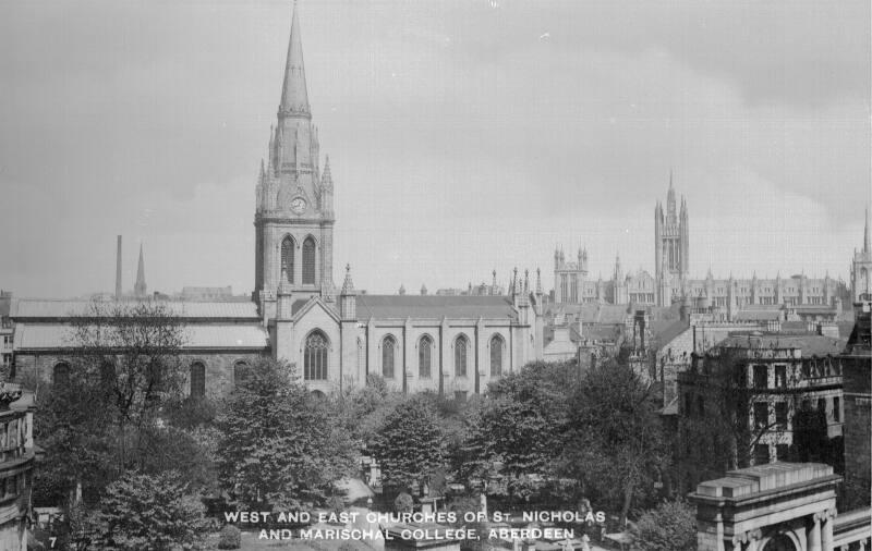 St Nicholas Church and Marischal College 