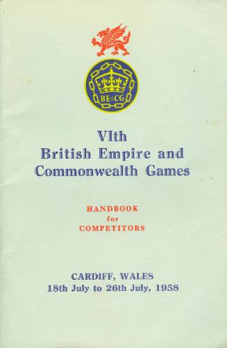 British Empire and Commonwealth Games Competitor's Handbook