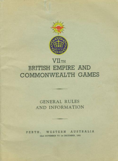 British Empire and Commonwealth Games Rule Book