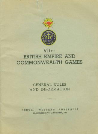 British Empire and Commonwealth Games Rule Book