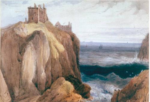 Dunnottar Castle, Kincardinshire by William Daniell 