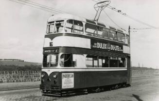 Postcard showing Tramway in Aberdeen