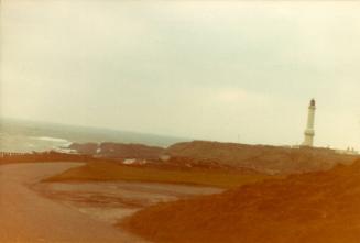 Colour Photograph Showing Girdleness Lighthouse From The Torry Battery Area