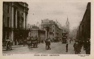 Postcard of  Union Street Aberdeen