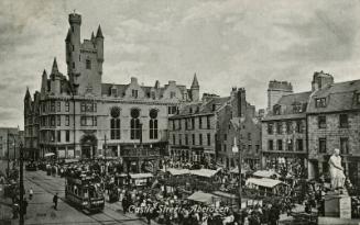 Postcard of Castle Street, Aberdeen