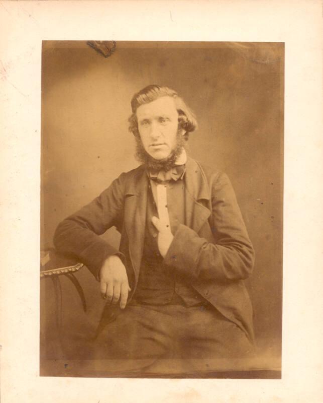 Black and white Portrait Photograph of John Duthie Junior, Shipbuilder Of John Duthie, Torry