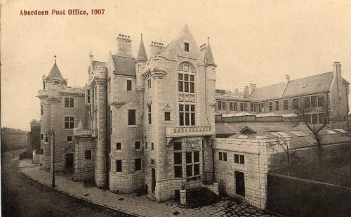 Postcard of the Aberdeen Post Office