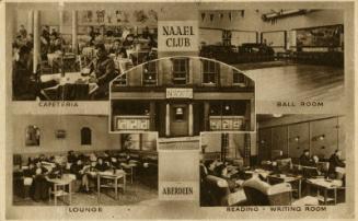 Postcard of the N.A.A.F.I Club, Aberdeen