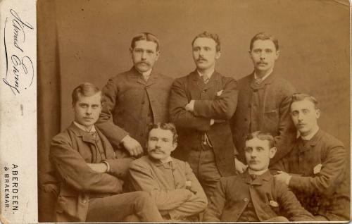 Studio Portrait of 7 Men