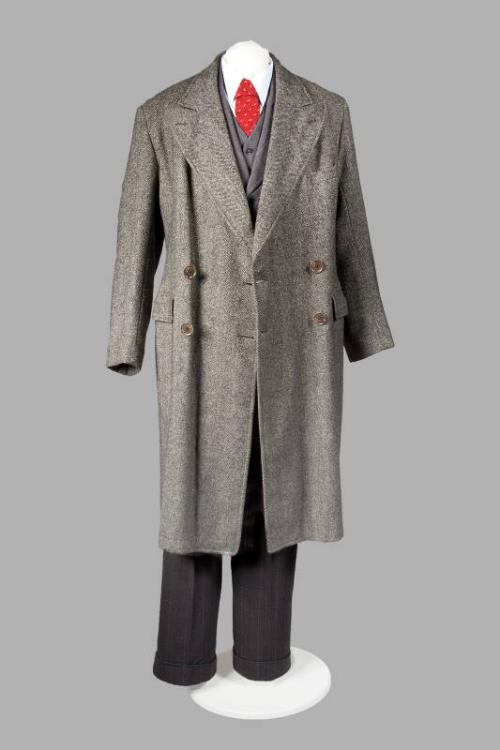 Herringbone Tweed Utility Scheme Overcoat