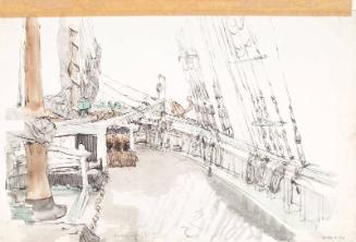 Sketch of Deck of a Boat, Macduff