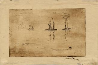 Herring Boats In Aberdeen Bay by James McBey