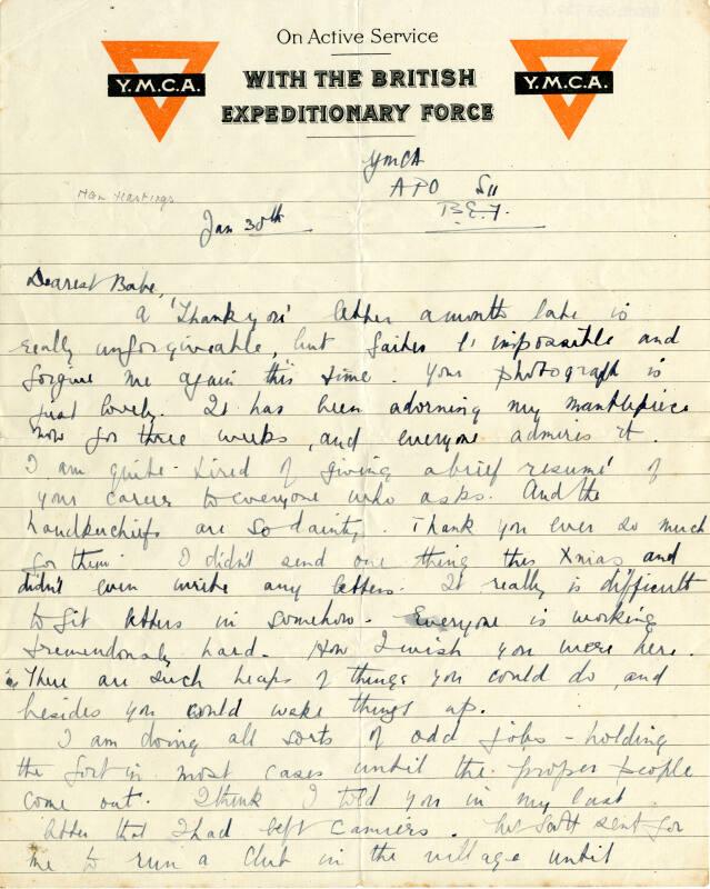 British Expeditionary Force Letter