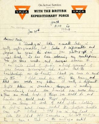 British Expeditionary Force Letter