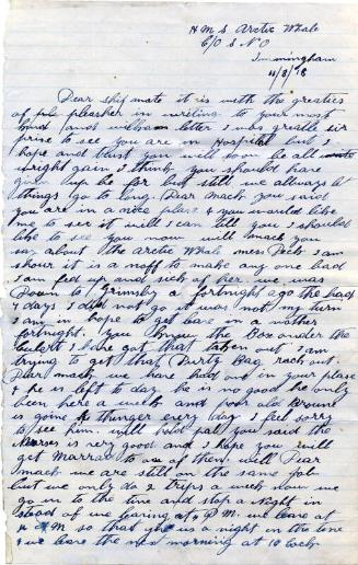 J Roberts to Robert Stuart Stephen Mackay