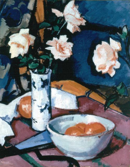 Still Life With Roses by Samuel John Peploe