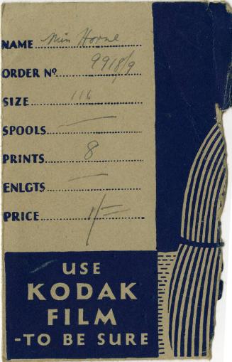 Kodak Photograph Envelope