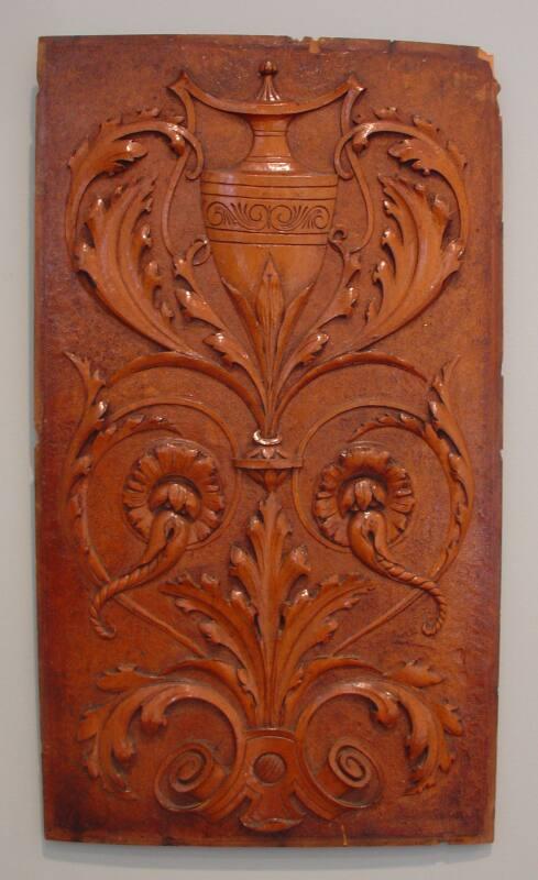 Carved Wooden Panel from First Class Dining Saloon steamship Thermopylae