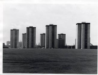 Blocks of Flats Black & White Photograph by Fay Godwin