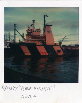 Colour Photograph Showing The Offshore Supply Vessel 'Ben Viking'