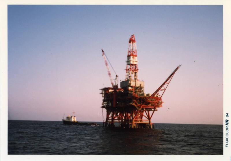 Unidentified Esso oil platform