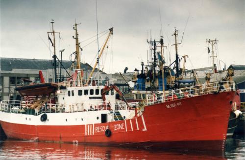 Standby vessel Silver Pit in Aberdeen harbour