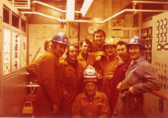 Photograph of Piper Alpha Control Room