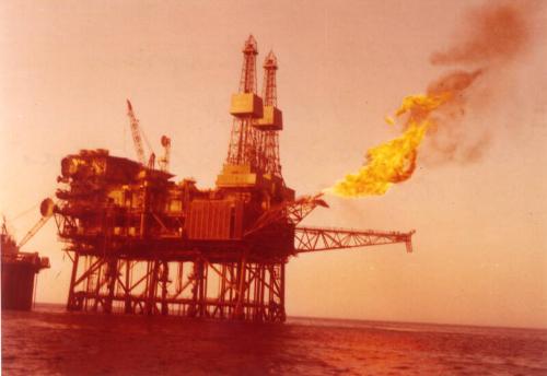 Photograph of Piper Alpha