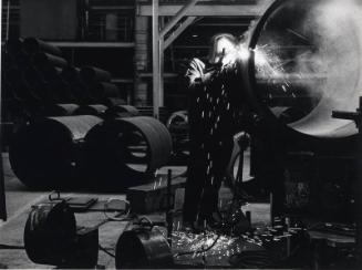 A Workman. Black & White Photograph by Fay Godwin