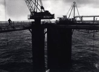 A Platform, Black & White Photograph by Fay Godwin