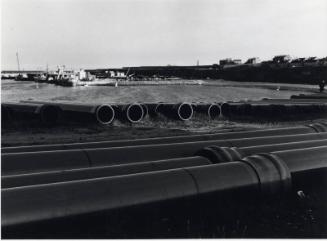 Large Pipes, Black & White Photograph by Fay Godwin.