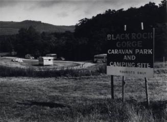 Black Rock Gorge Caravan Park, Black & White Photograph by Fay Godwin.